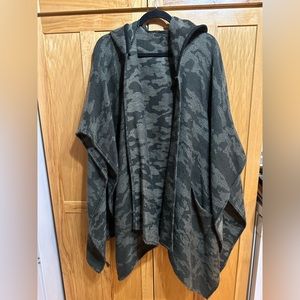 Torrid camo poncho
